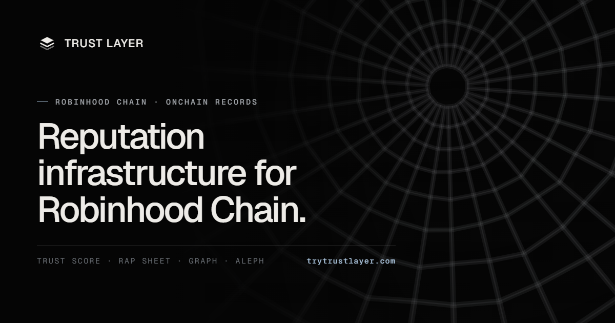 API — TRUST LAYER